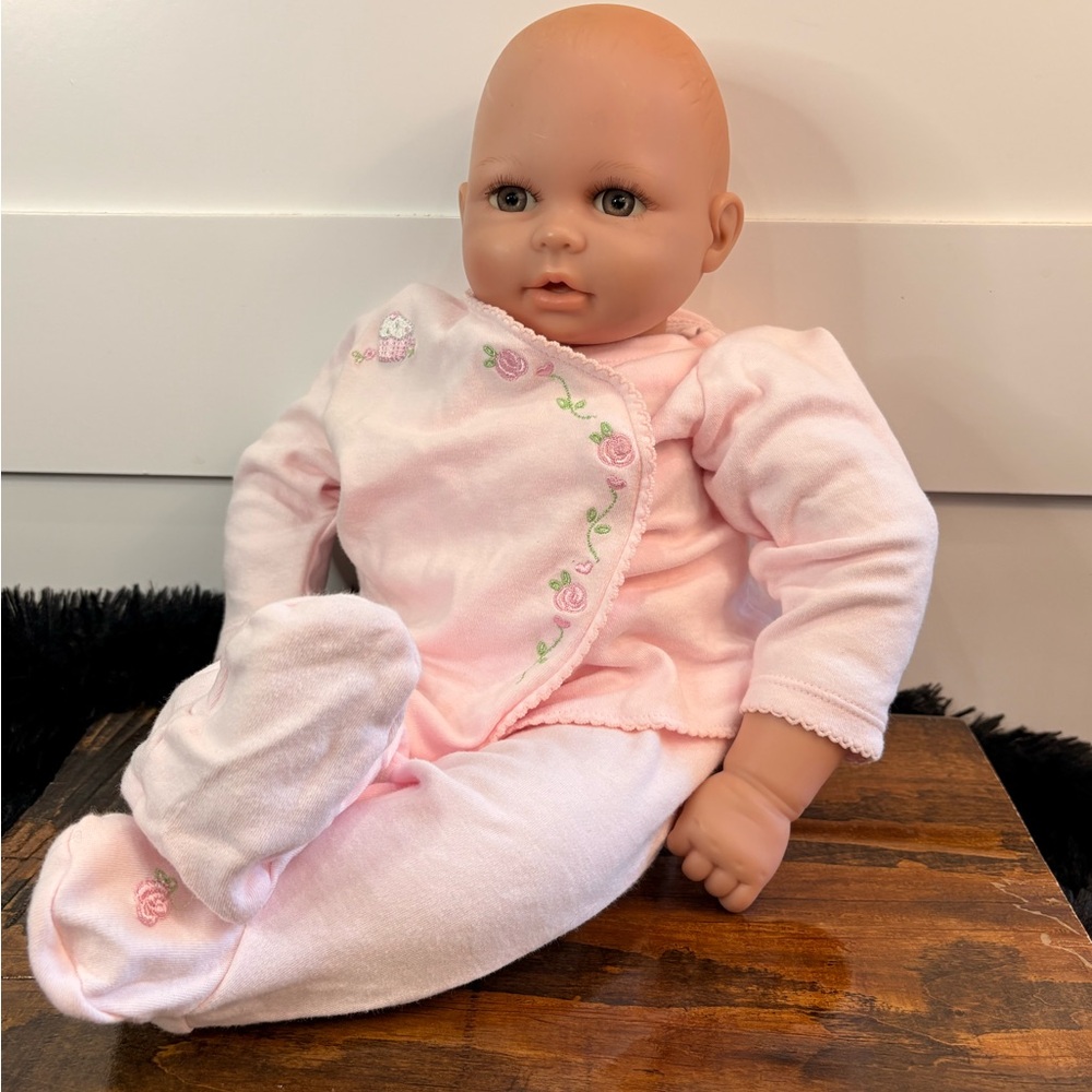 Pink Layette Set 2pc 3-6M Pink Cutie Pie